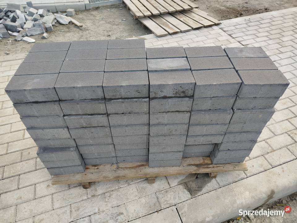 Kostka brukowa antracyt grafit 20x10 grubość 8 Gniezno