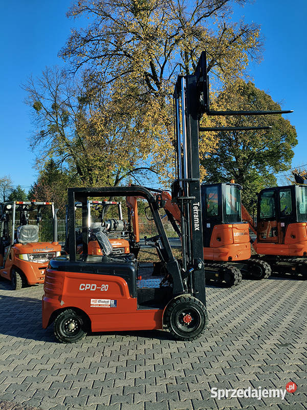 Wózek widłowy elektryczny Terramax CPD20 2 t Wózki widłowe Kęty