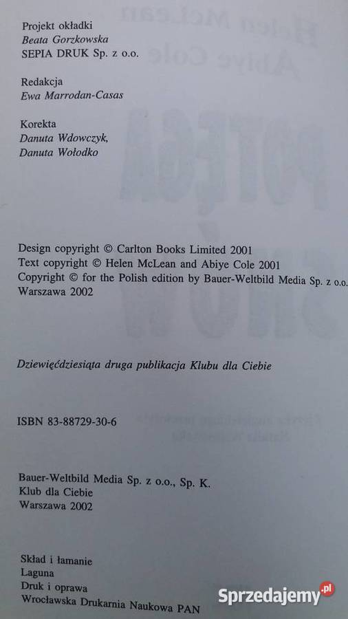 Potęga snów sennik książki antykwariat Warszawa