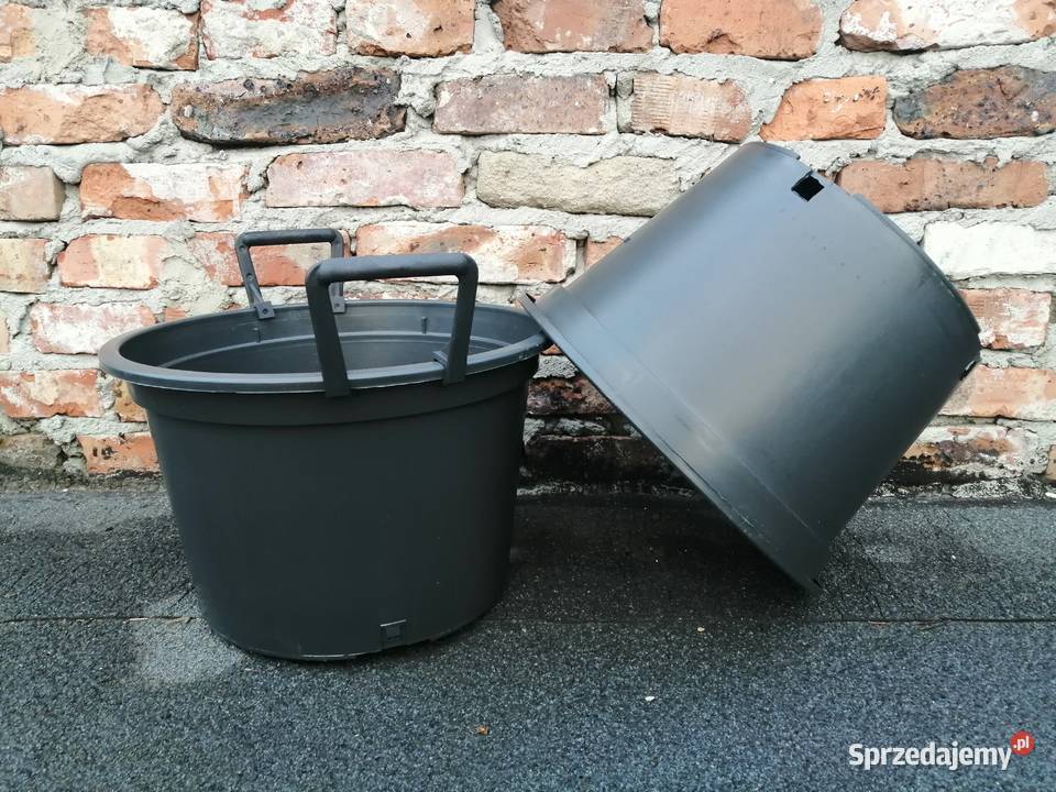 Doniczki 20 L litrów uchwyty TWARDE 20L NOWE 39 śląskie Siewierz