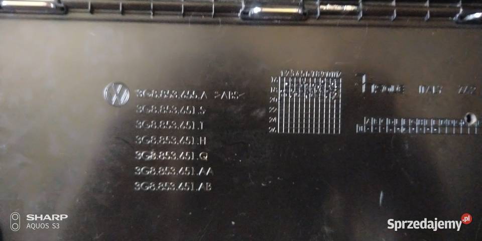 Vw Arteon atrapa zderzaka przedniego Łódź