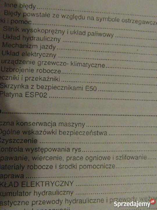 INSTRUKCJA OBSŁUGI DTR LIEBHERR R904 C i inne Rok wydania 2008 Szczecin sprzedam