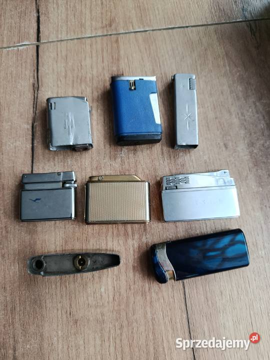 Zestaw starych metalowych zapalniczek różne zachodniopomorskie Choszczno