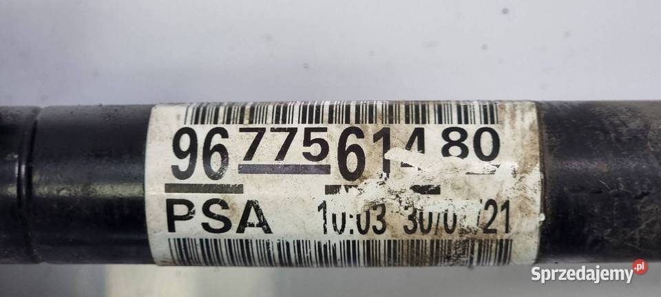 PÓŁOŚ LEWA PRZÓD CITROEN BERLINGO III 9677561480 kujawsko-pomorskie Lipno