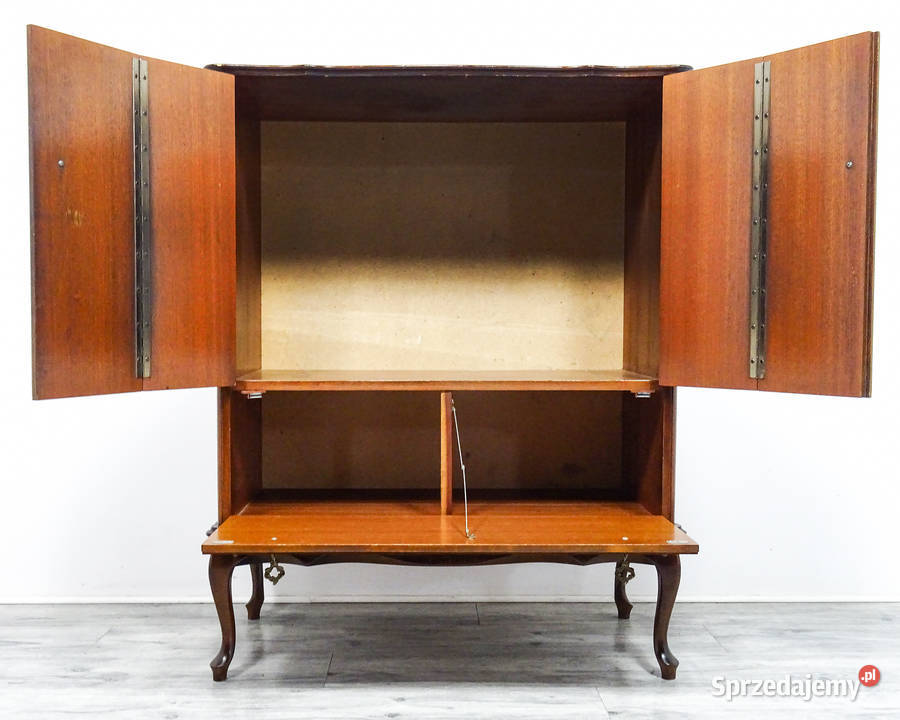 Drewniana Solidna KOMODA na nóżkach RTV styl