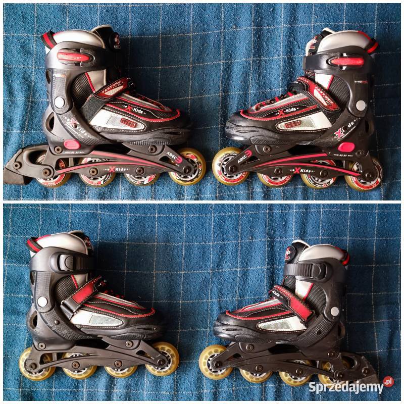 Rolki regulowane rozmiar 31 do 33 ABEC 3 63 mm łódzkie Piotrków Trybunalski