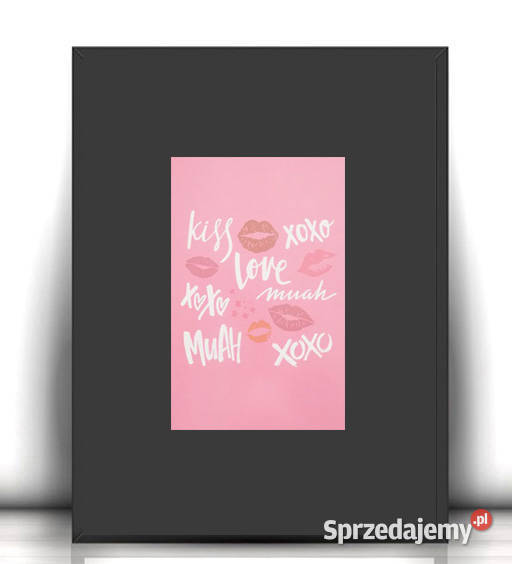 mały plakat do sypilani miłość plakat A4 kiss kujawsko-pomorskie sprzedam
