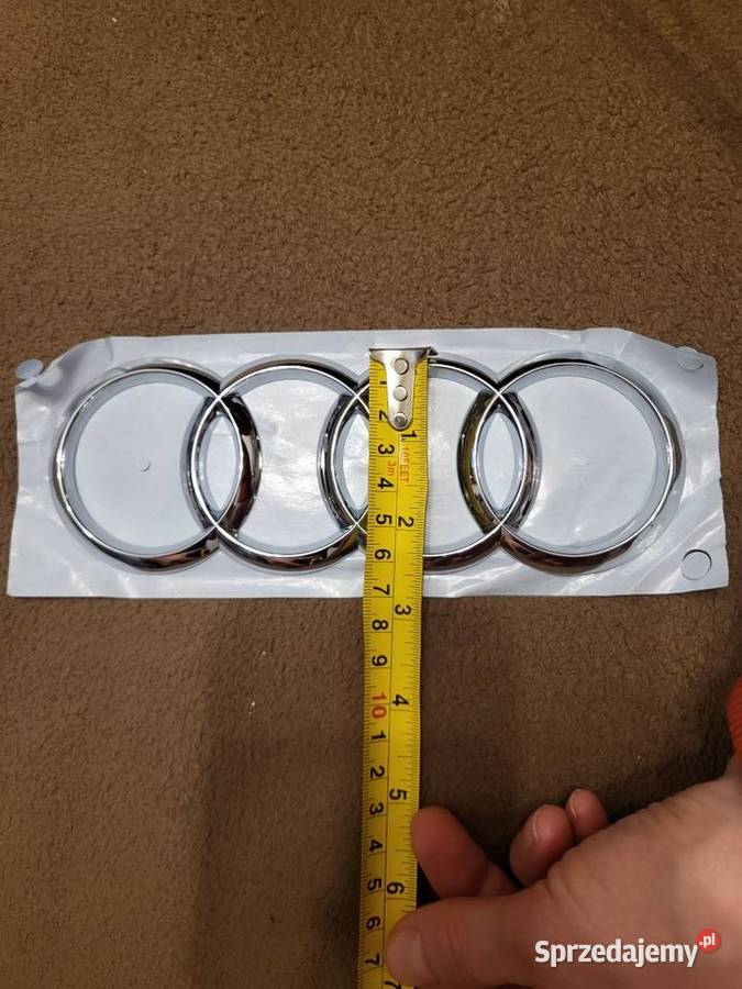 Oryginalny emblemat logo Audi przódtył Gliwice sprzedam