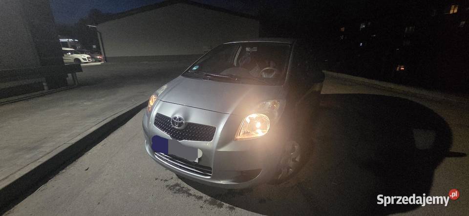 Toyota Yaris 10 2007r srebrny podkarpackie Przemyśl
