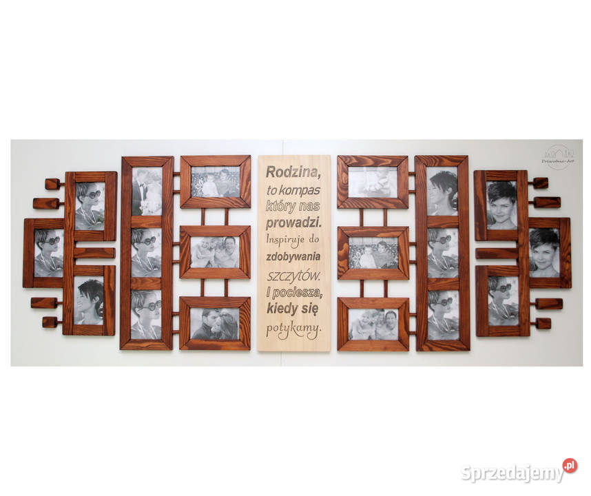 Galeria Multirama drewno Ramka na zdjęcia 10x15 Wyposażenie wnętrz