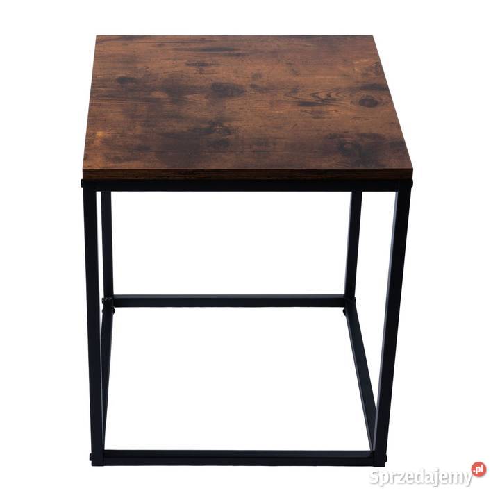 Nowoczesne stoliki kawowe kwadratowe zestaw 2w1 sprzedam