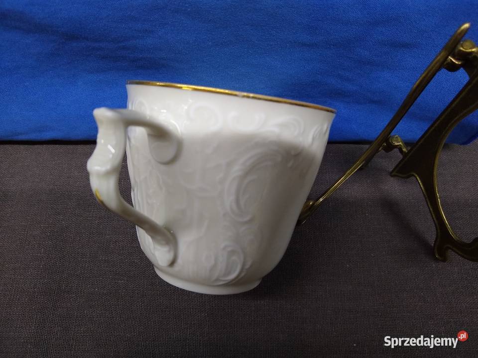 Filiżanka do kawy Rosenthal Sanssouci Gold Porcelana i szkło Kalisz