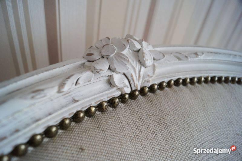 Fotel ludwikowskifrancuska berżera shabby chic podkarpackie Stalowa Wola