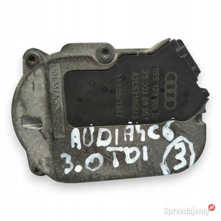 NASTAWNIK KLAP KOLEKTORA Audi A6 C6 A4 B7 30 TDI lubelskie Chełm sprzedam