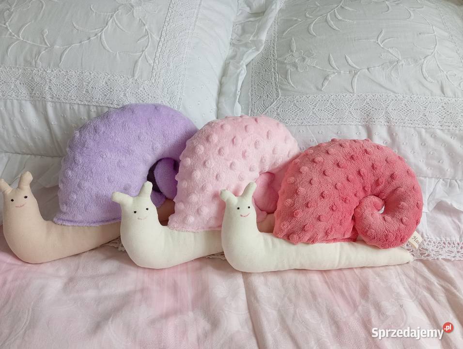 Ślimaki przytulanki handmade Siemianowice Śląskie