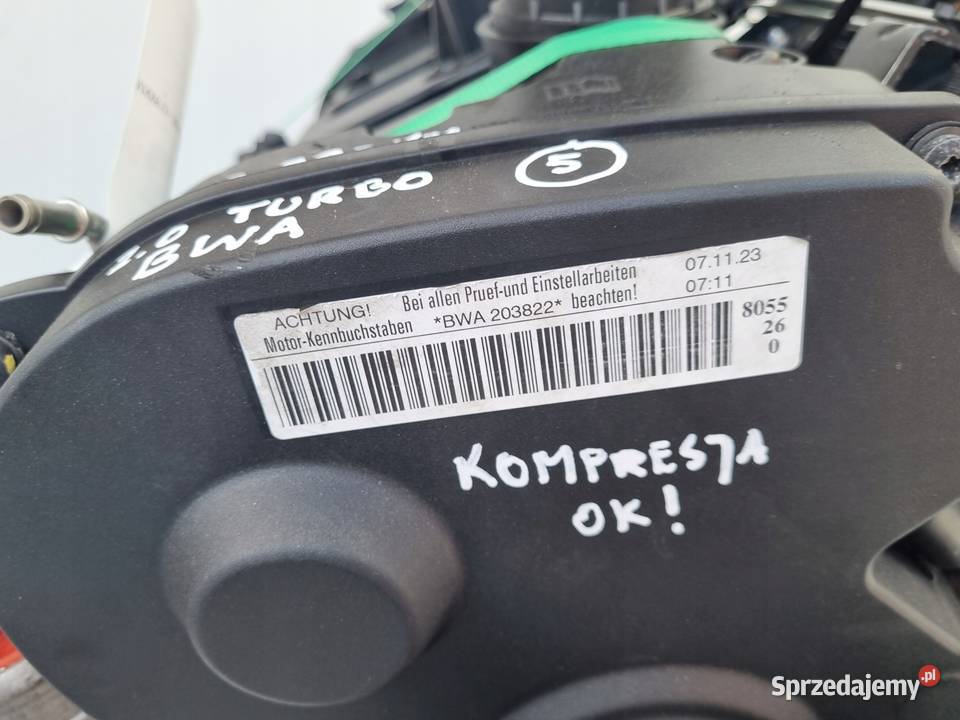 SILNIK KOMPLET Seat Toledo III 20 TFSI T TURBO Janów