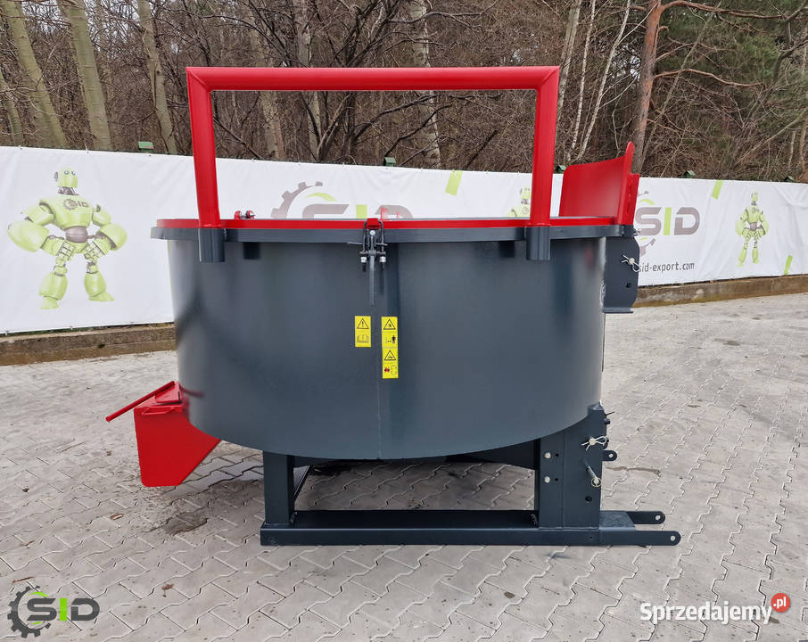 Mieszalnik Betoniarka Bębnowa Ciągnikowa 1800 L Pozostałe Grodziec
