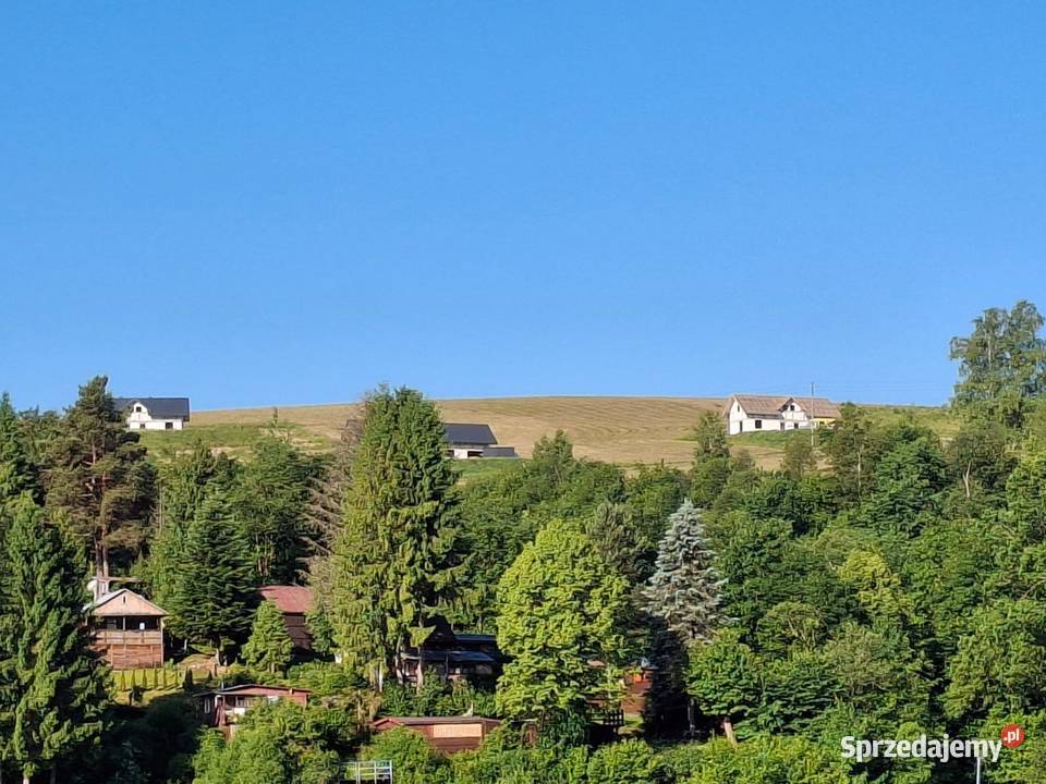 Chrewt Bieszczady działka Soliną z nowym siedliskowa