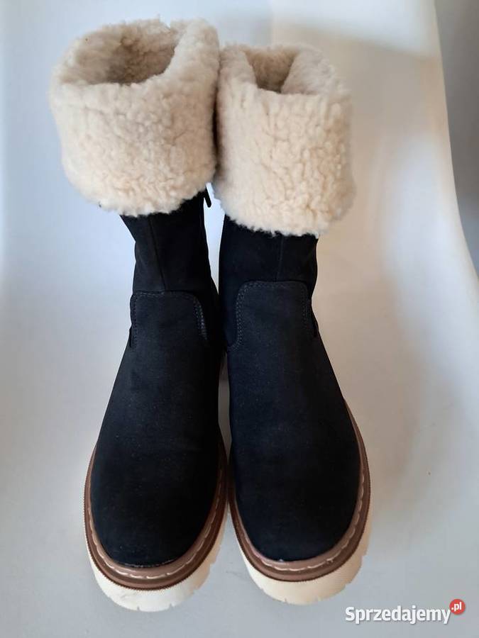 czarne nowe buty zimowe yenny fairy rozmiar 38 inna Sandomierz sprzedam