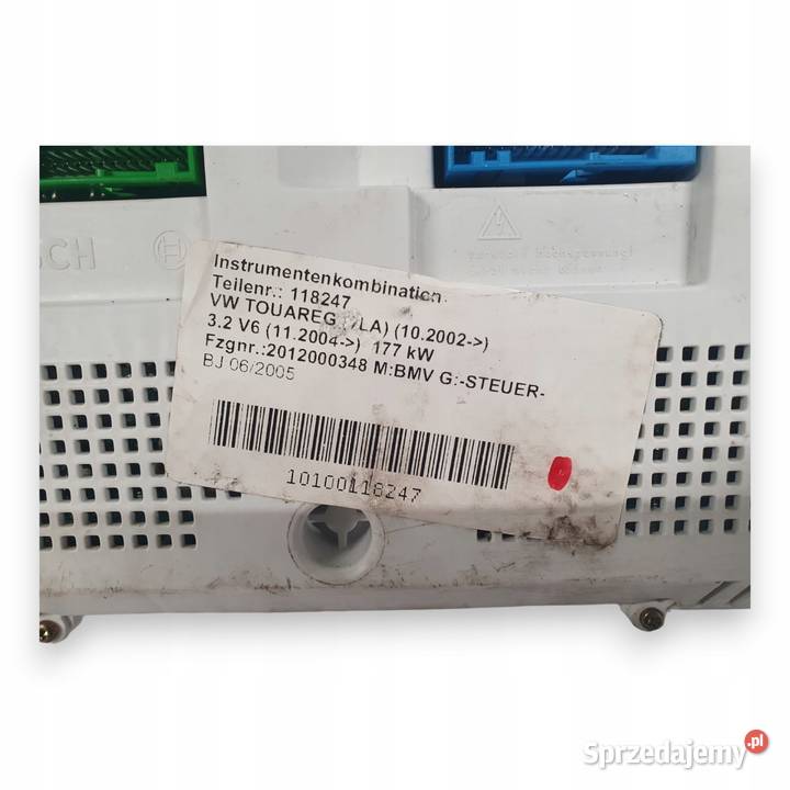 LICZNIK ZEGARY 7L6920880T VW Touareg I 32 V6 lubelskie Chełm