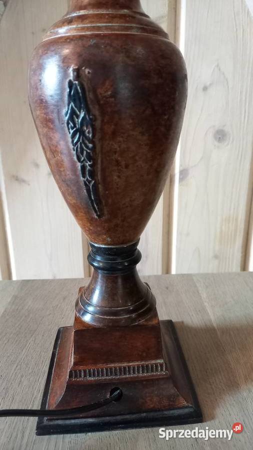 Lampka metalowa ciężka Stołowa Gabinetowa Nocna Gawroniec