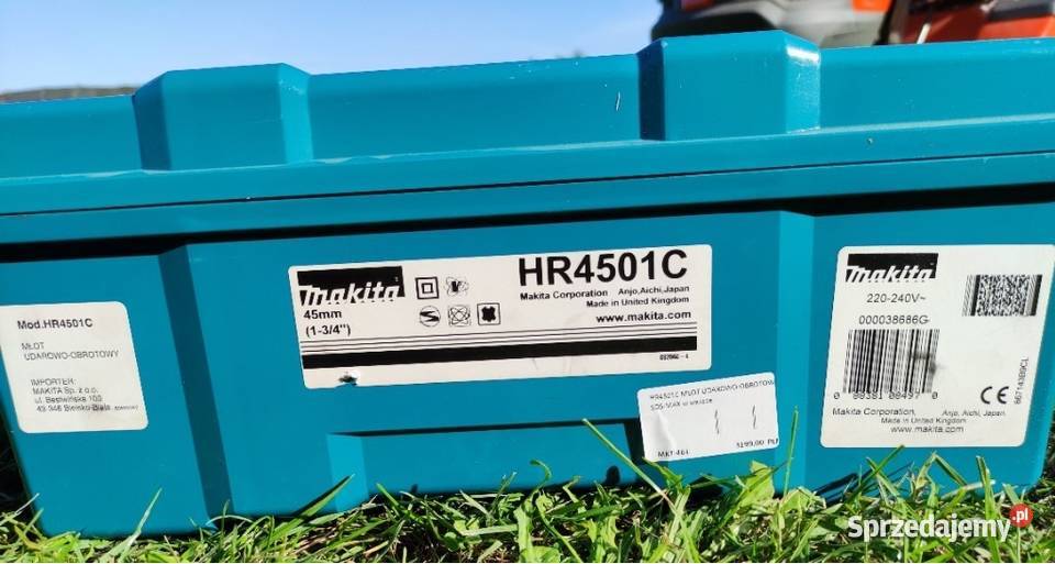 MŁOT UDAROWOOBROTOWY SDS 1350W SET MAKITA opolskie