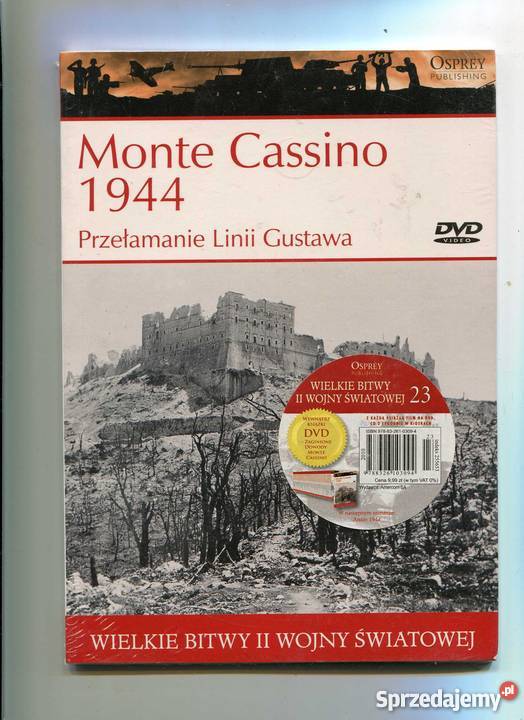 Monte Cassino 1944 Przełamanie Linii Gustawa zachodniopomorskie Szczecin sprzedam