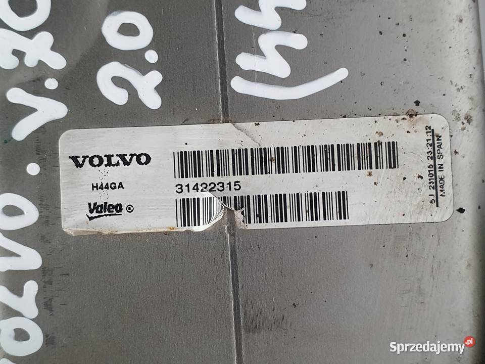 CHŁODNICA SPALIN zawór egr Volvo S60 II V60 20 osobowe Rozrząd Chełm