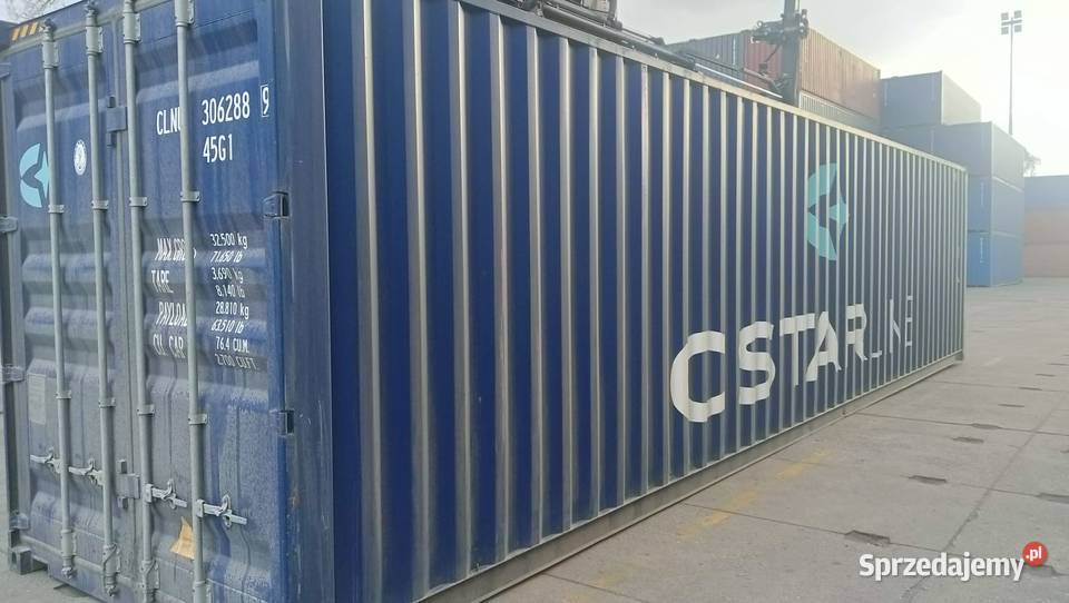Kontener morski 40HC stan idealny Pewny Kontener Mława
