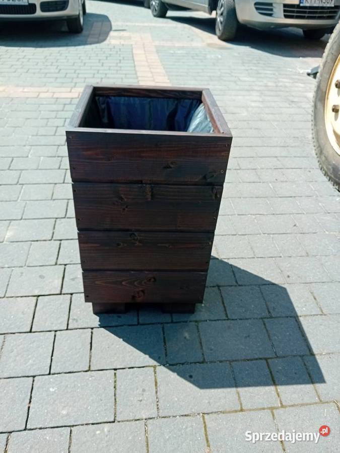 Doniczki drewniane małopolskie Bulowice sprzedam
