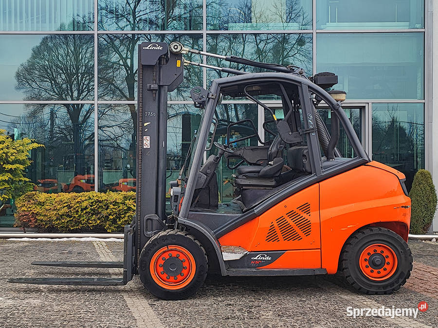 wózek widłowy Linde H50D02 diesel 5 t duplex 37 małopolskie Kęty