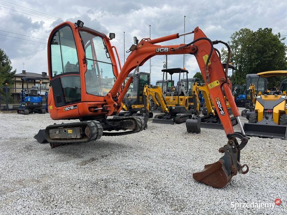 Minikoparka JCB 8018 z 2012r ładna 1800 Długie Złoczew