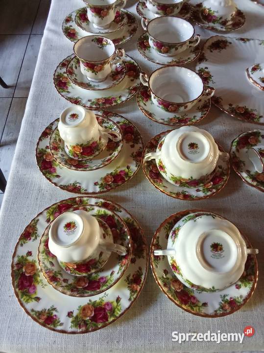 Serwis kawowoobiadowy Royal Albert England Prusim