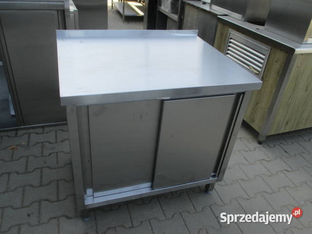 STÓŁ GASTRONOMICZNY DRZWI SUWANE 2 PÓŁKI 907085 Ostrów Wielkopolski