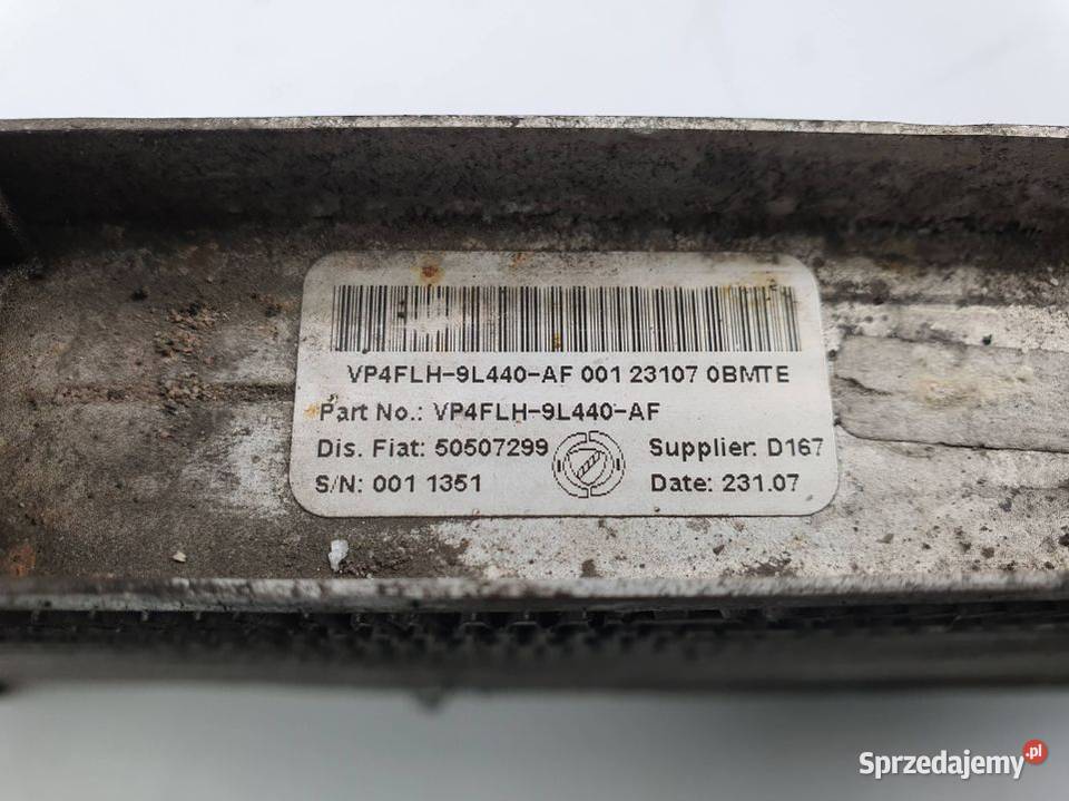 INTERCOOLER ALFA ROMEO BRERA 50507299 Pozostałe Lipno sprzedam