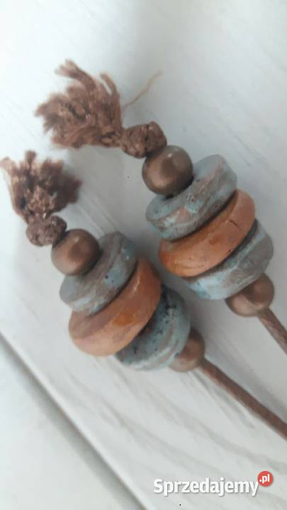 Naszyjnik ceramiczny ręcznie wykonany Otwock