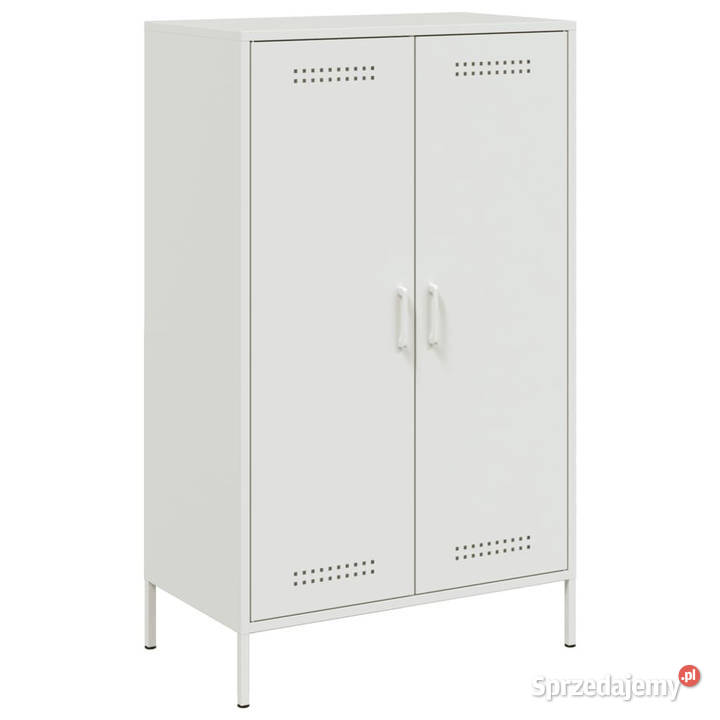 Szafka biała 68x39x113 stal WM842969 Warszawa
