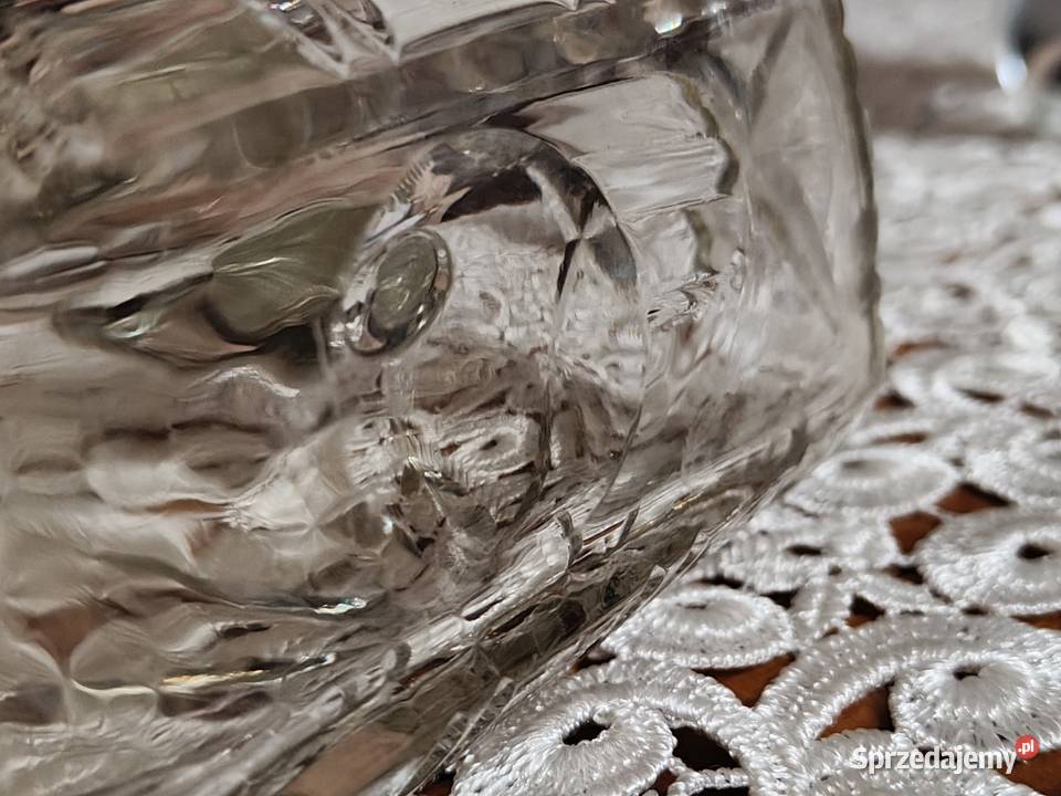 Karafka kryształowa Art deco Porcelana i szkło Legnica