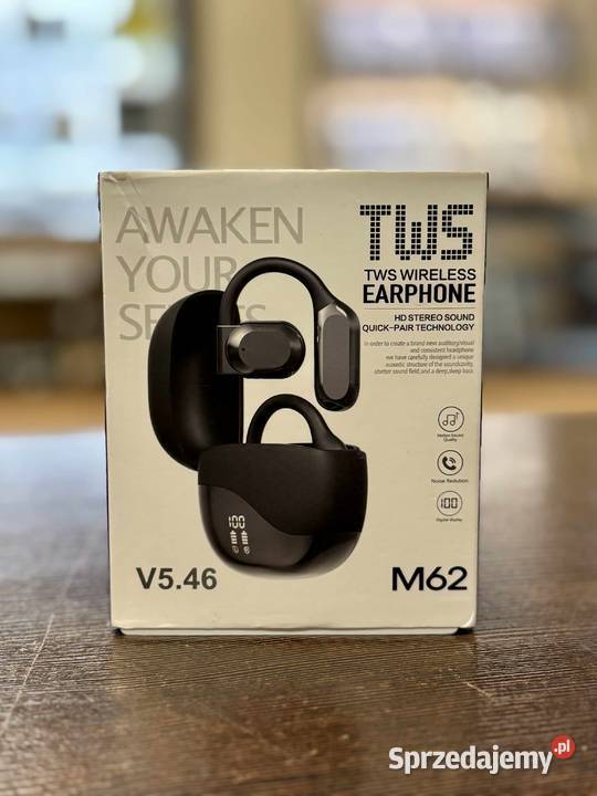 Słuchawki bezprzewodowe BLUETOOTH M62 OPEN EAR Elbląg