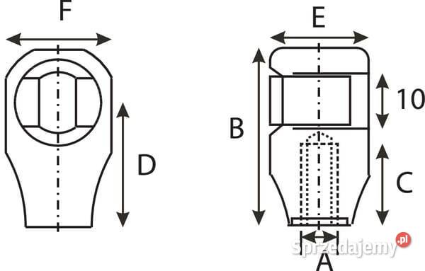 Końcówka drążka CA72421 Kamionna