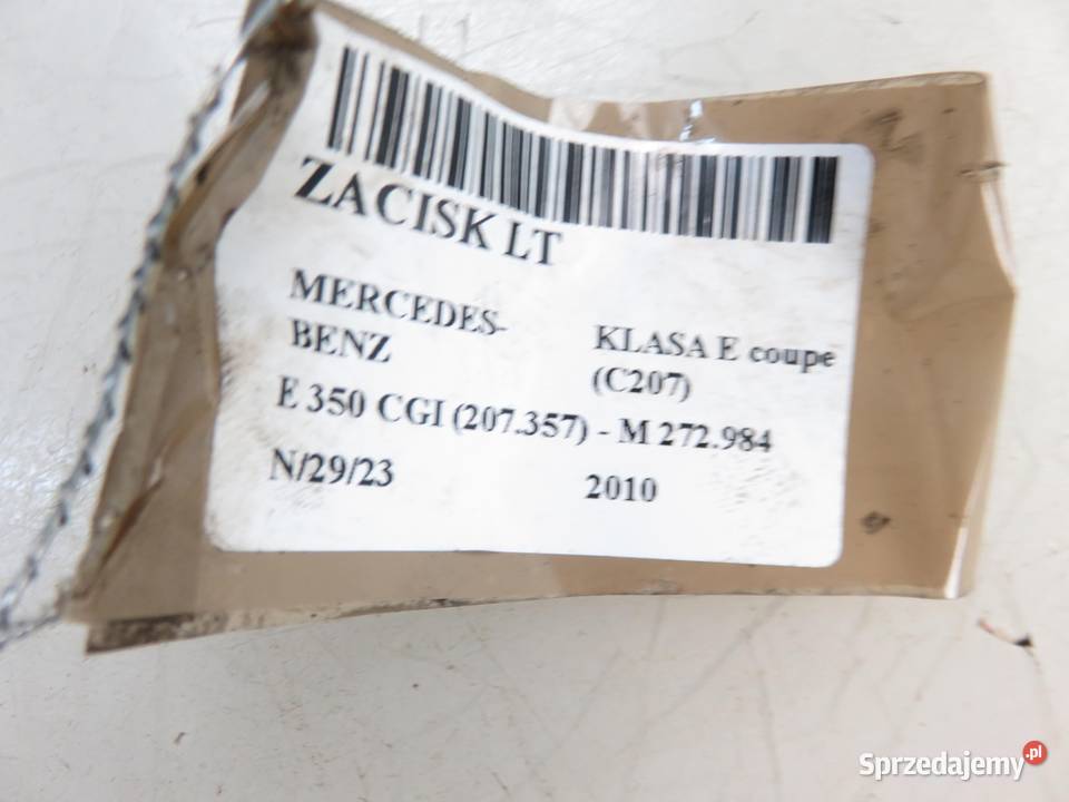 ZACISK LEWY TYŁ MERCEDES KLASA E coupe C207 osobowe