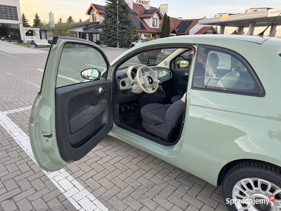Fiat 500 12 Benzyna MIĘTOWY SALON Lublin 9 900 209000km lubelskie sprzedam