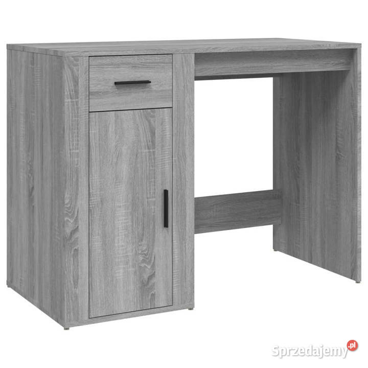 Biurko szary dąb sonoma 100x49x75 materiał Warszawa sprzedam