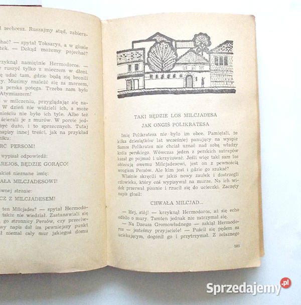 książka żeglarz z Miletu powieść Gza Hegeds Rok wydania 1961 opolskie Opole
