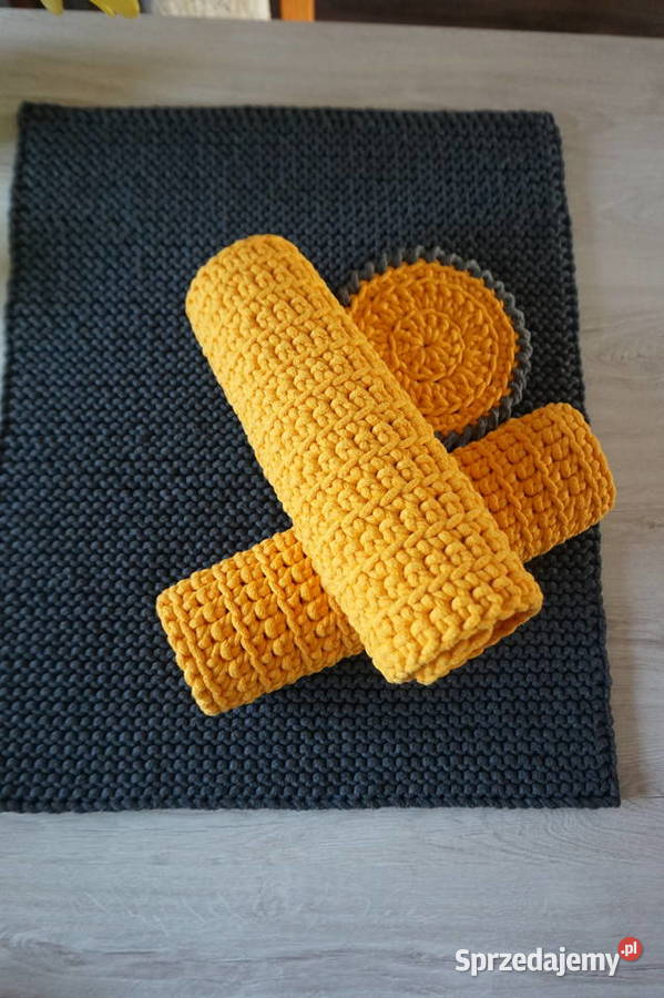 Podkładka na stół rękodzieło hand made kolory Józefów