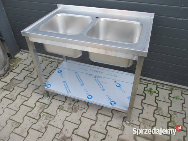 Zlew Gastronomiczny 2 Komorowy Z Półką 1006085 Ostrów Wielkopolski sprzedam