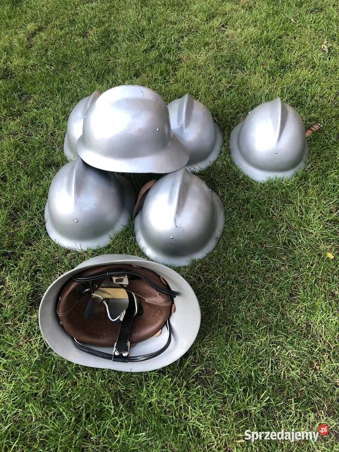 Hełmy strażackie z PRLu Czarnków