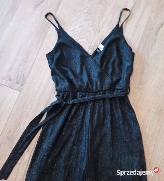 HM Damski Kombinezon Elegancki Czarnosrebrny 34 Radomsko sprzedam