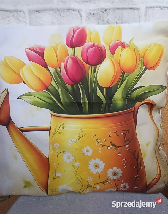 Piękna dekoracyjna poszewka na poduszkę z Czerwionka-Leszczyny