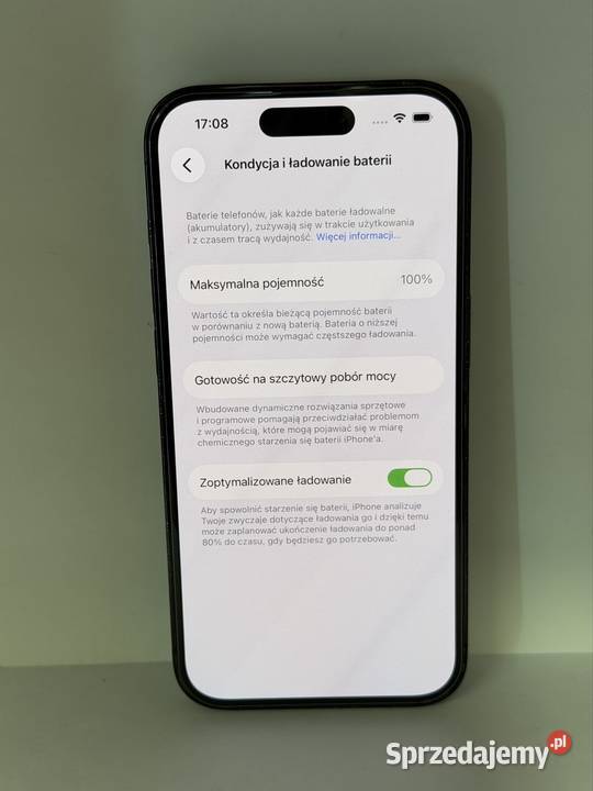 iPhone 14 Pro 128GB Czarny 100 Kondycja Telefony komórkowe Kalisz